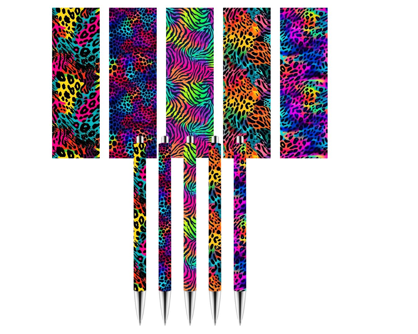 Into the wild - UV DTF Pen wraps - set of 5