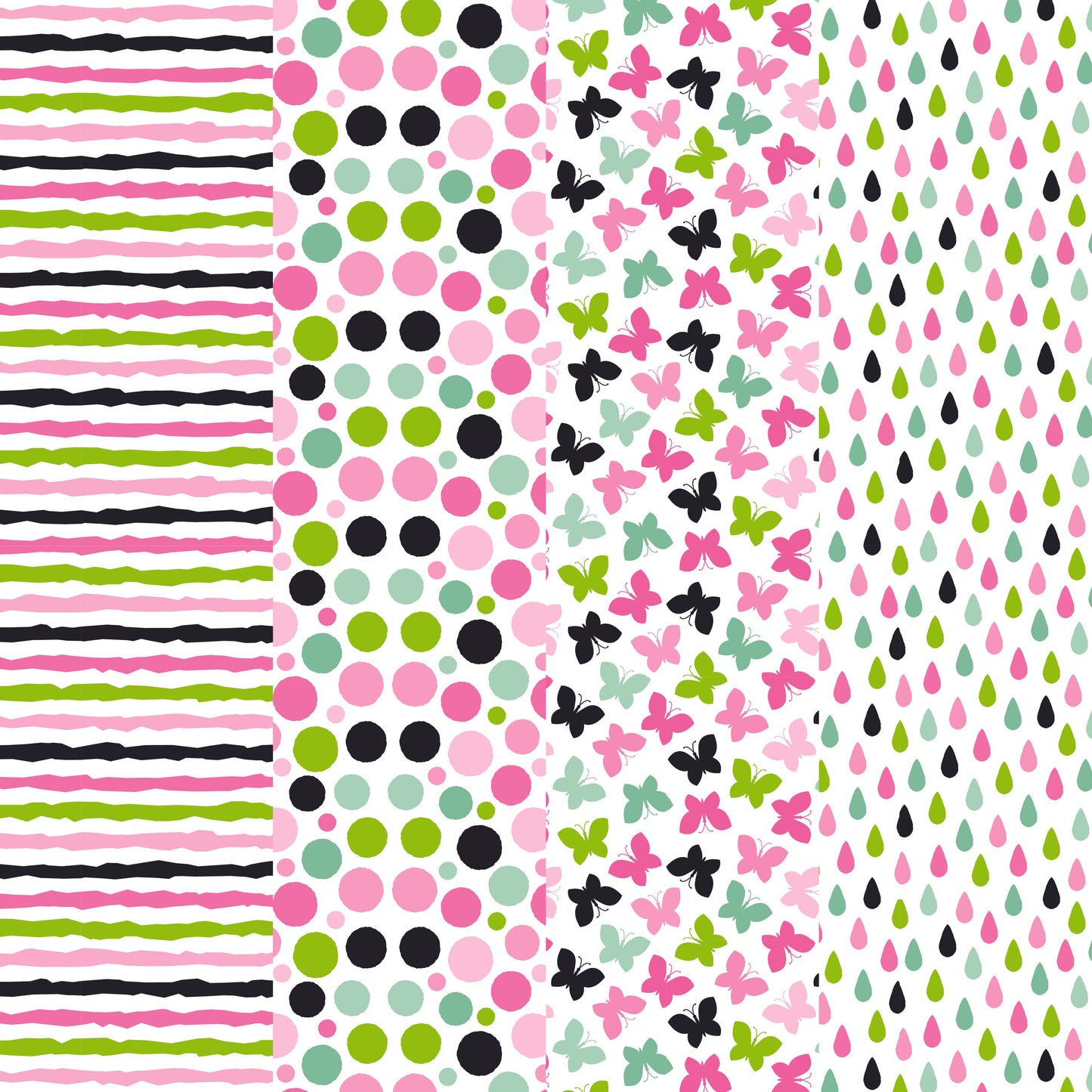 Beautiful Butterflies - Adhesive Vinyl 12x12 Sheet -4 Pack