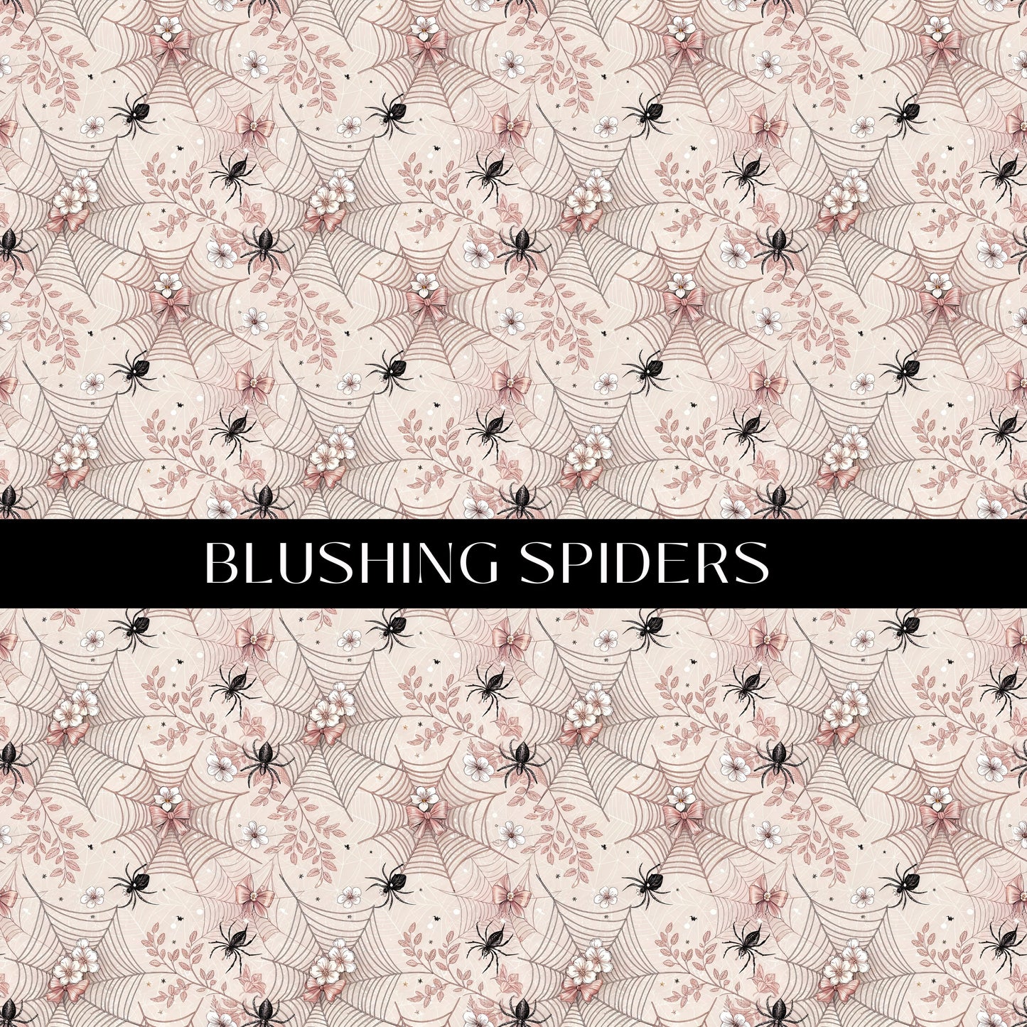 Blushing Spiders 12x12 vinyl sheet