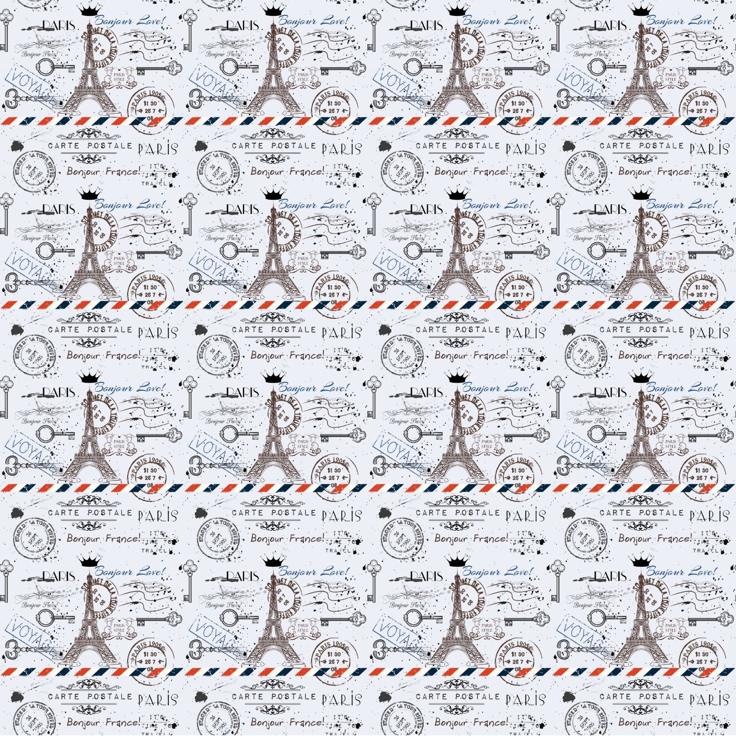 Bon voyage! - Adhesive Vinyl 12x12 Sheet