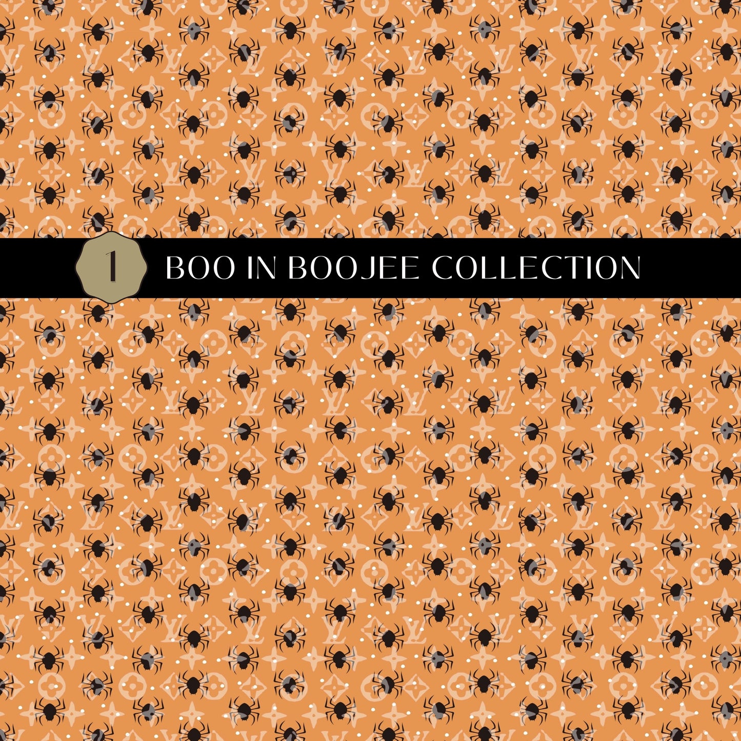 Boo in Boojee Collection 12x12 vinyl sheet 4 Designs