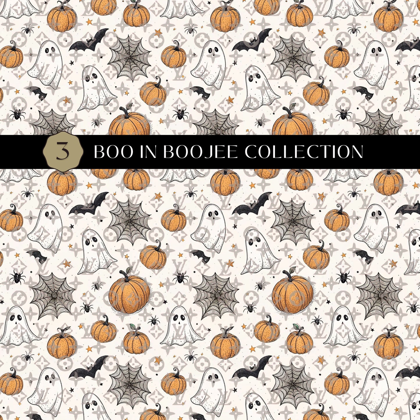 Boo in Boojee Collection 12x12 vinyl sheet 4 Designs
