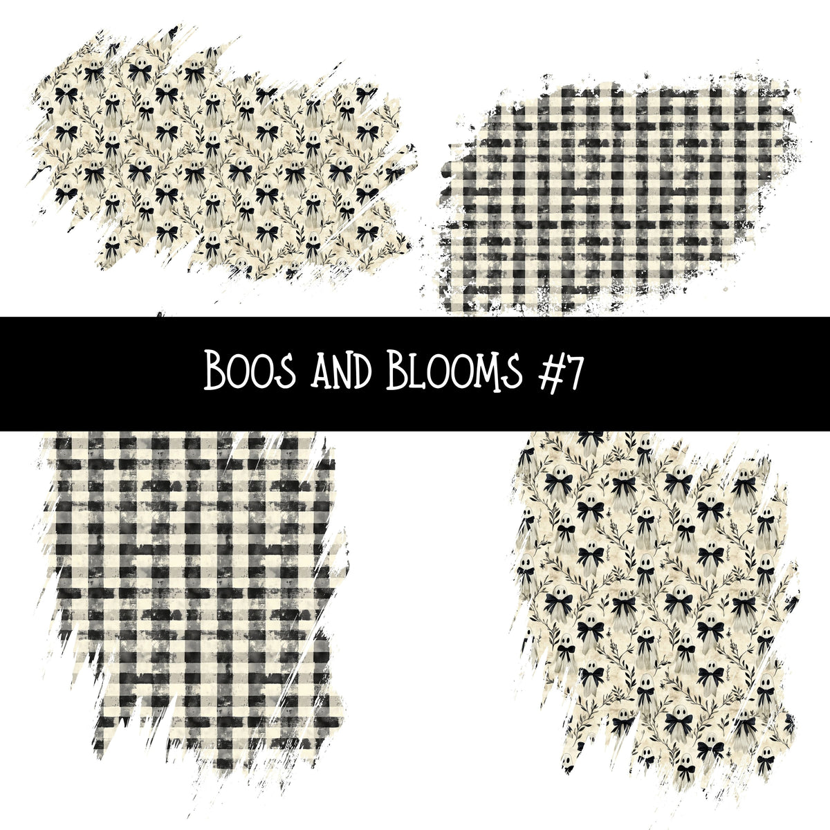 Boos and Blooms UV DTF Decal sheets 7 Designs available