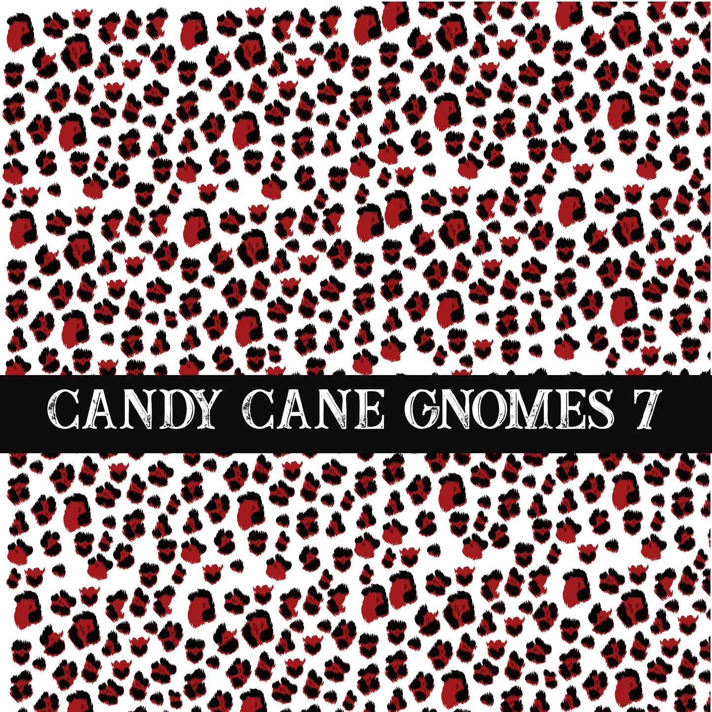 Candy Cane Gnomes Collection UV DTF Decal Sheets 7 Design sheets