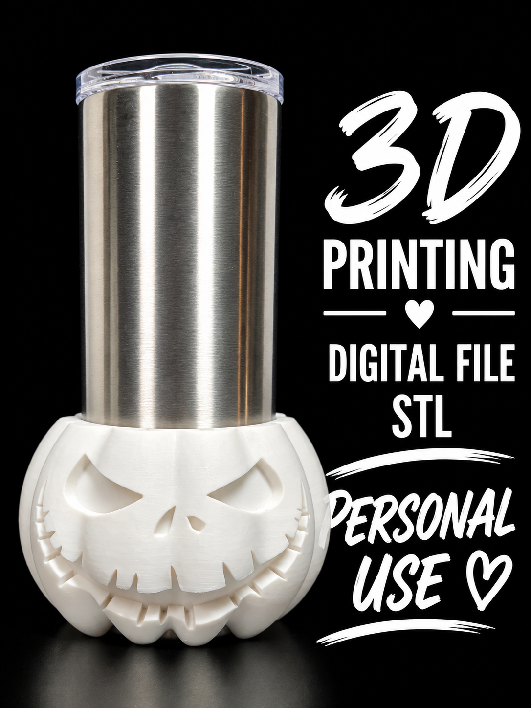 "Jack"-o-Lantern - Tumbler Sleeve Digital File Stl