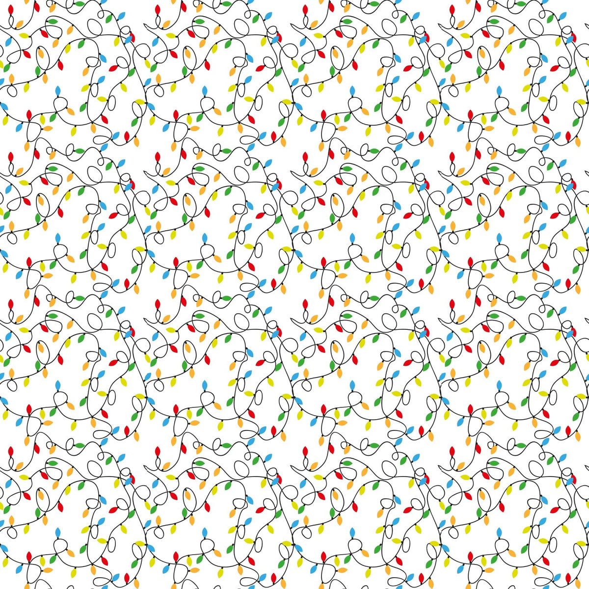 Christmas Lights - Adhesive Vinyl Sheets