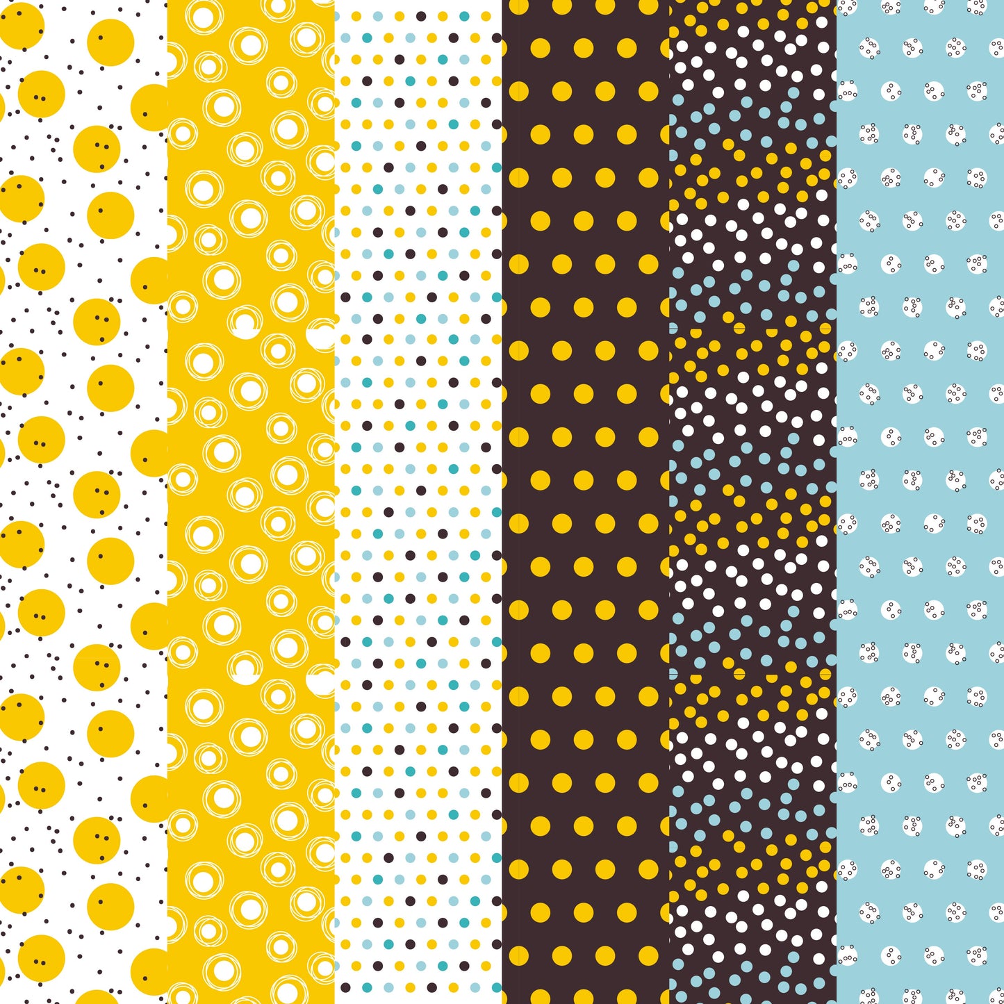 Sprinkle Happiness Like Confetti - Adhesive Vinyl 12x12 Sheets - 6 Pack