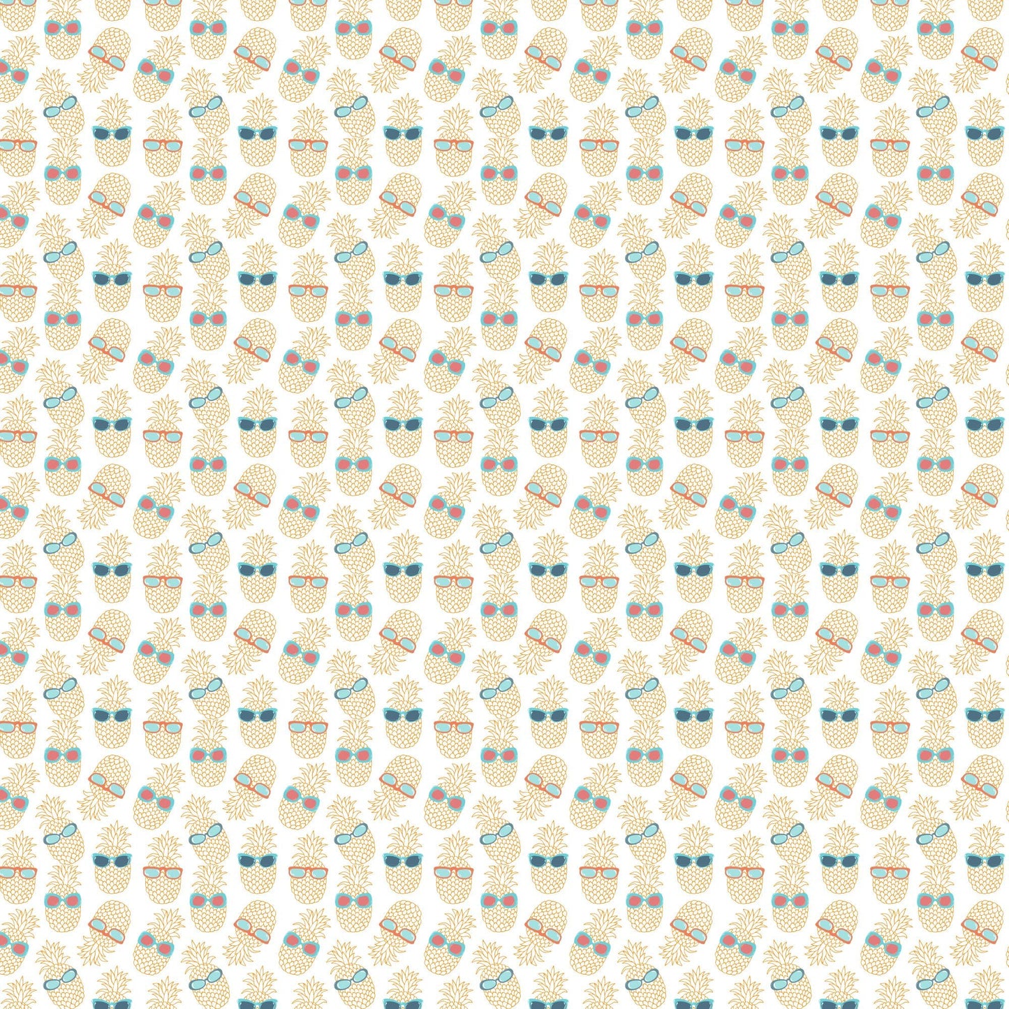 Cool As A Pineapple - Adhesive Vinyl Sheets