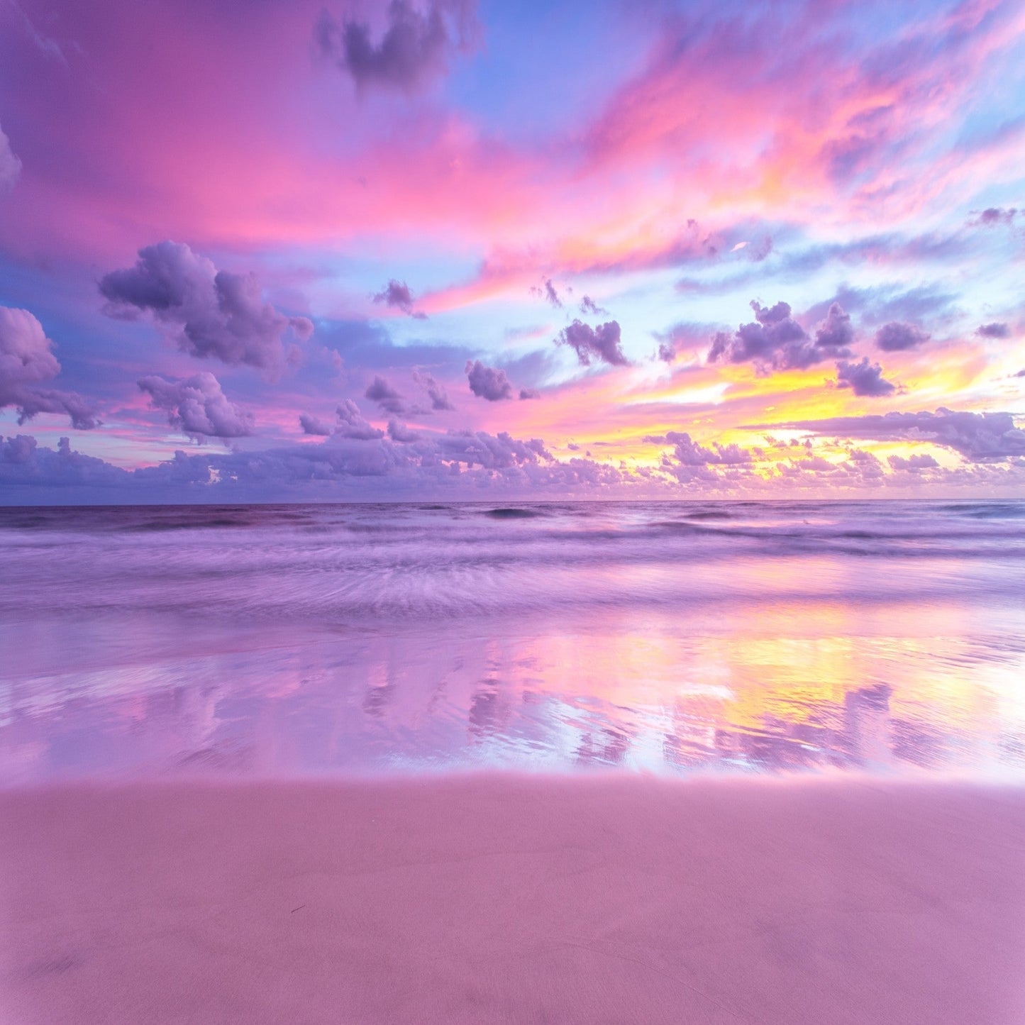 Cotton Candy Beach! - Adhesive Vinyl 12x12 Sheet
