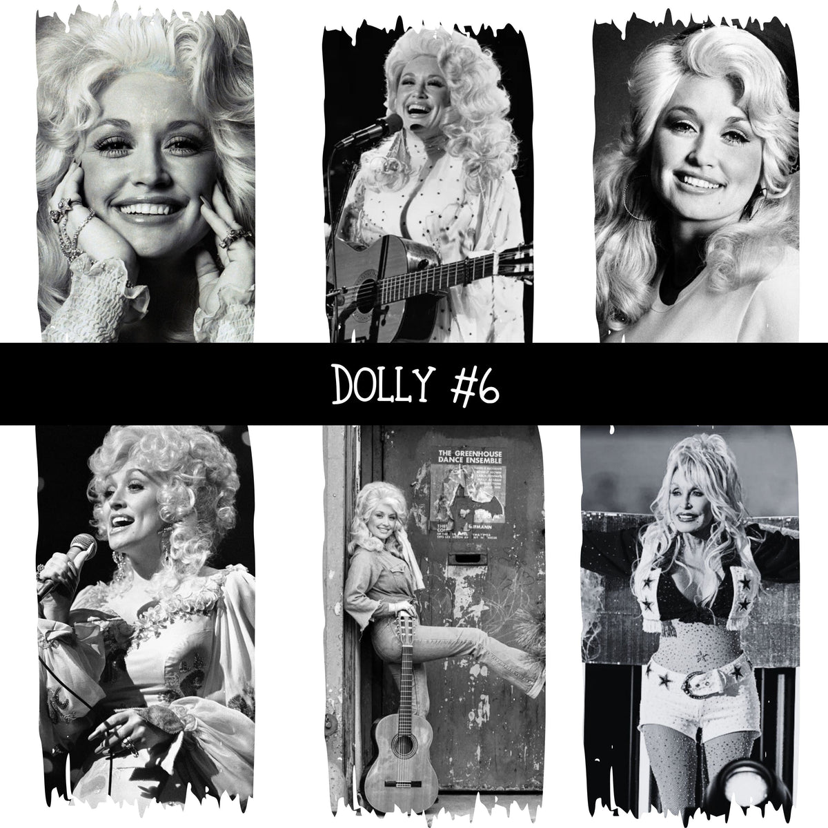 Dolly Torn Pages UV DTF Decal sheets 4 Designs available