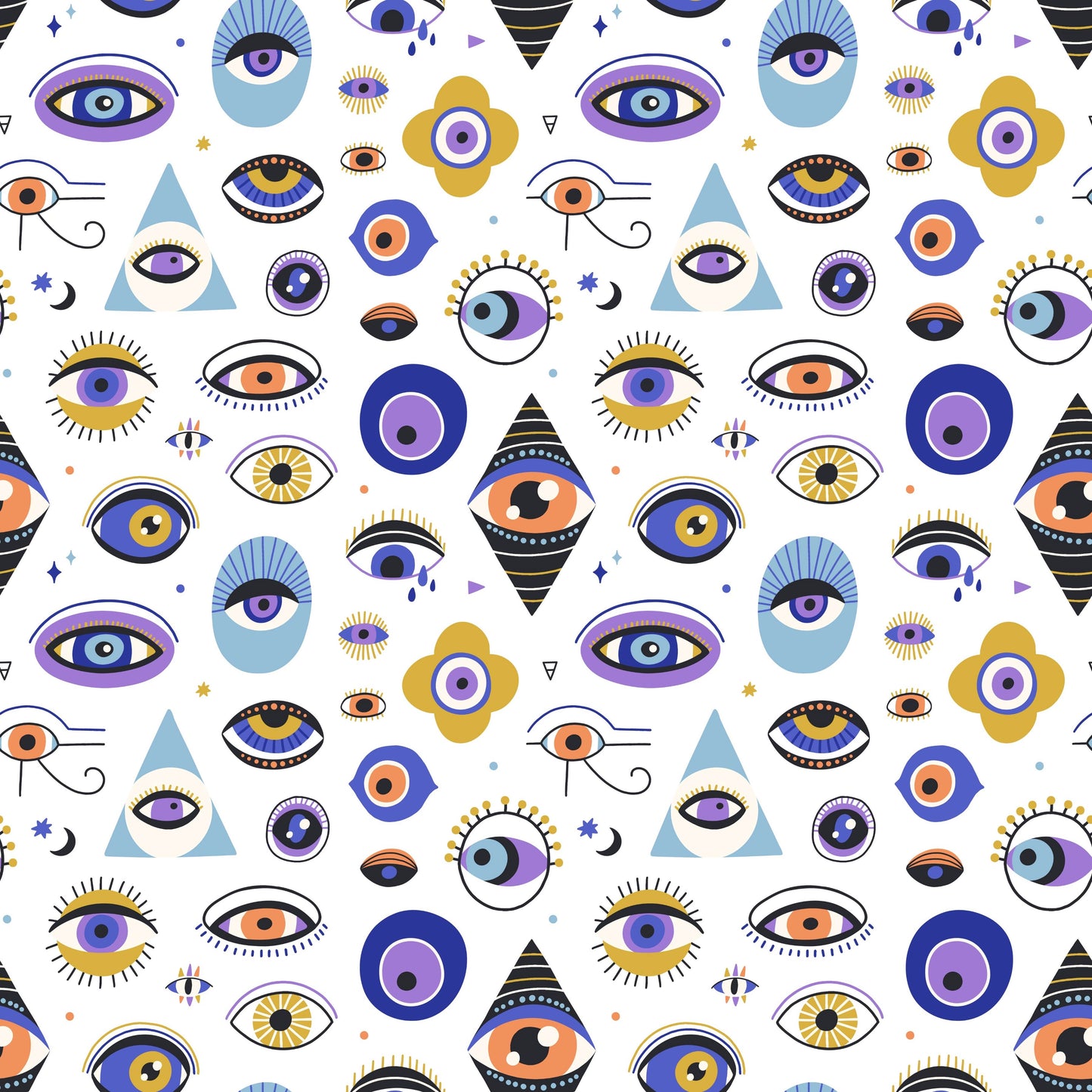 Evil Eye - Adhesive Vinyl Wrap - 12 Design options