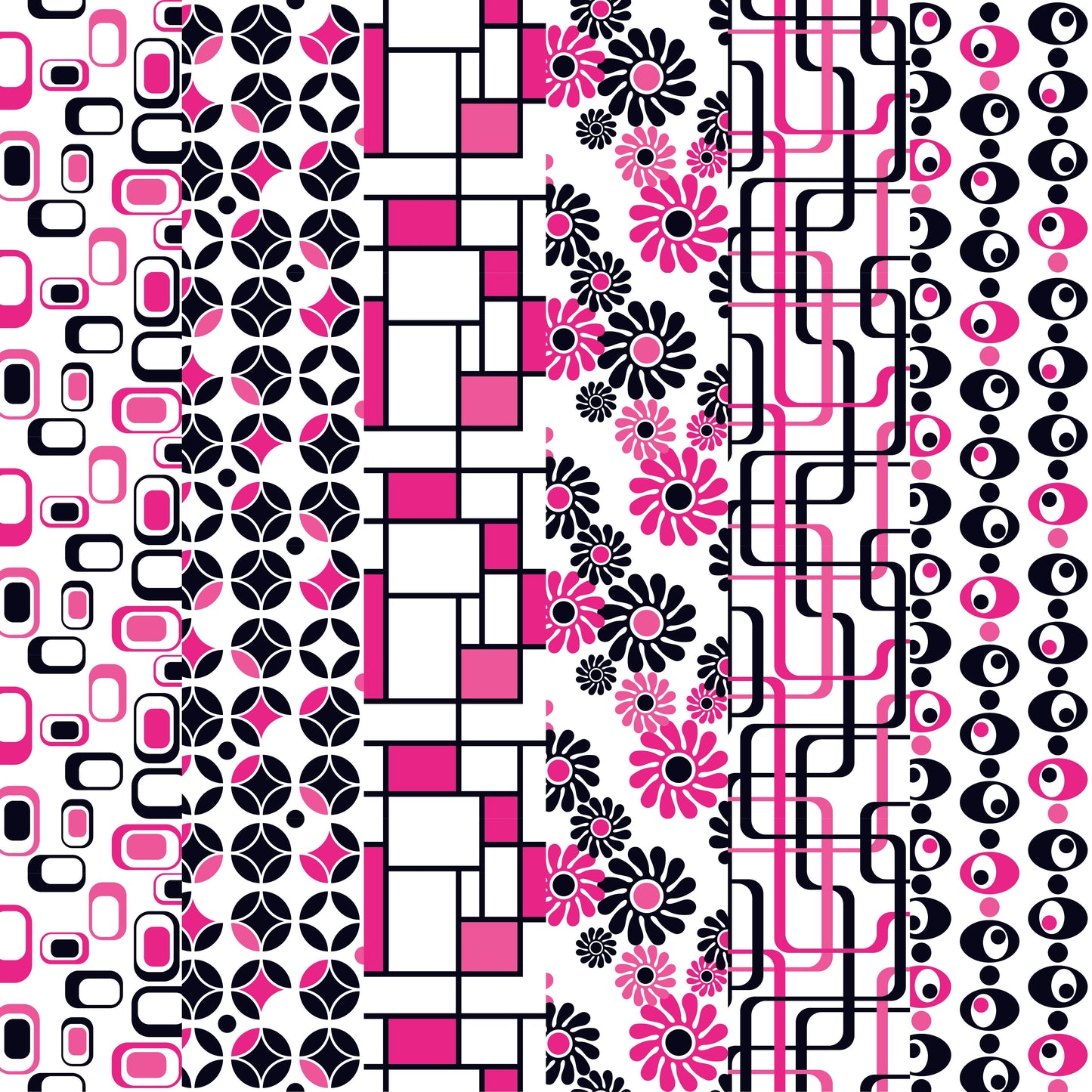 Feeling Retro - Adhesive Vinyl 12x12 Sheets - 6 Pack