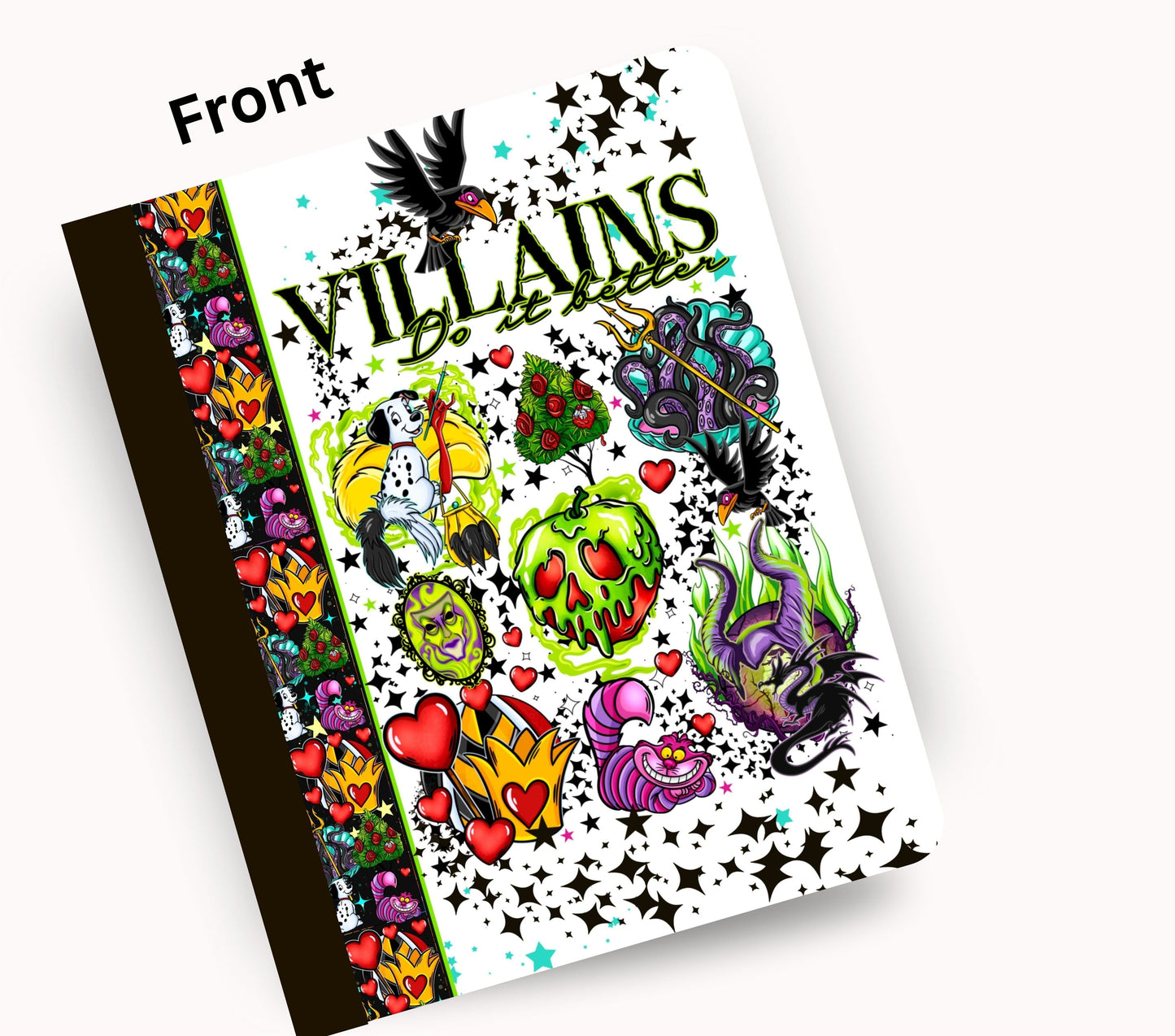 Villains do it better vinyl composition notebook wrap