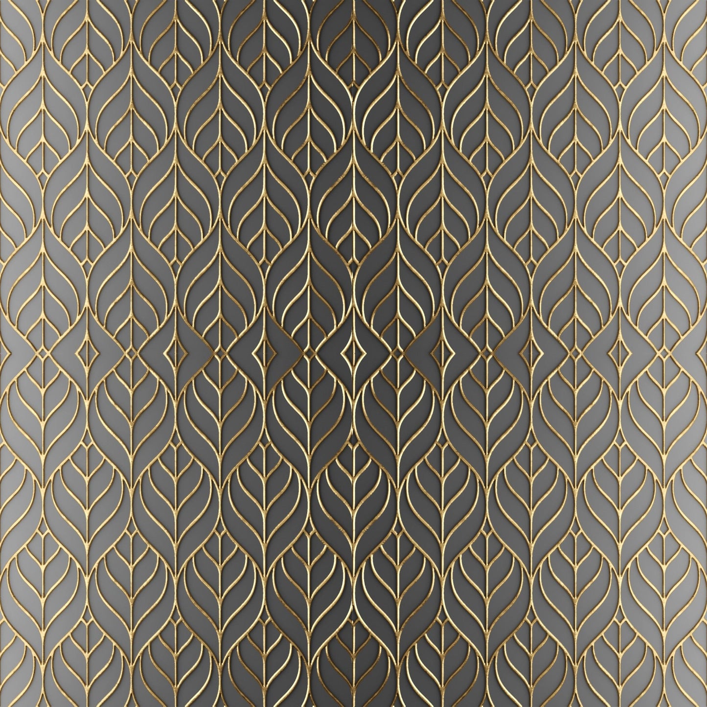 Gold Lattice Part Deux - Adhesive Vinyl12x12 Sheet