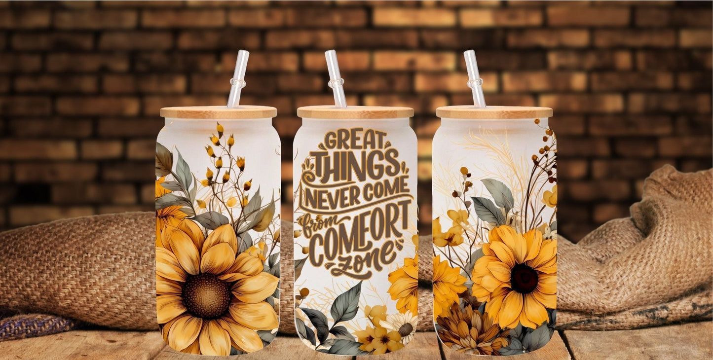 Great Things - UV DTF 16oz Libbey wrap