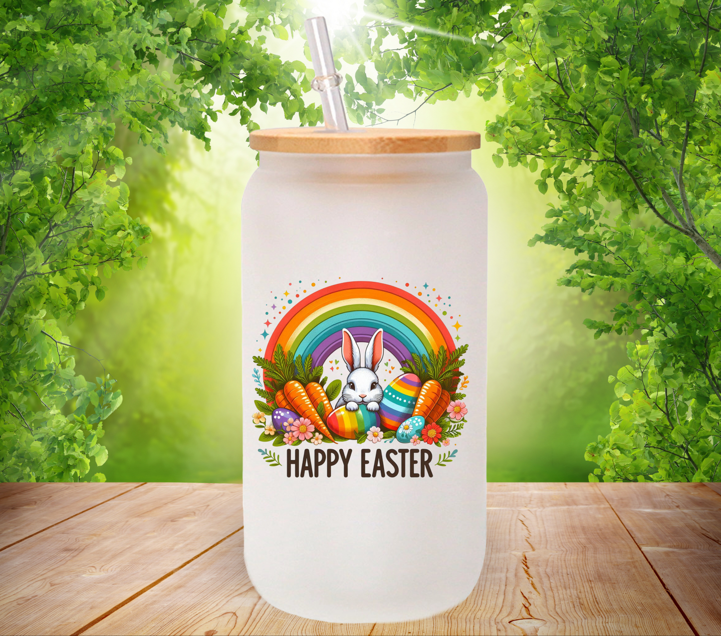 Happy Easter Bunny - UV DTF Decal