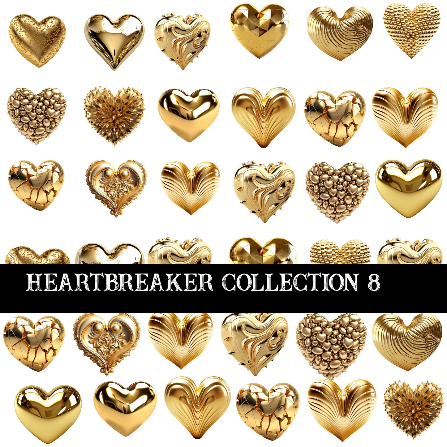 Heartbreaker Collection UV DTF Decal Sheets 8 Designs