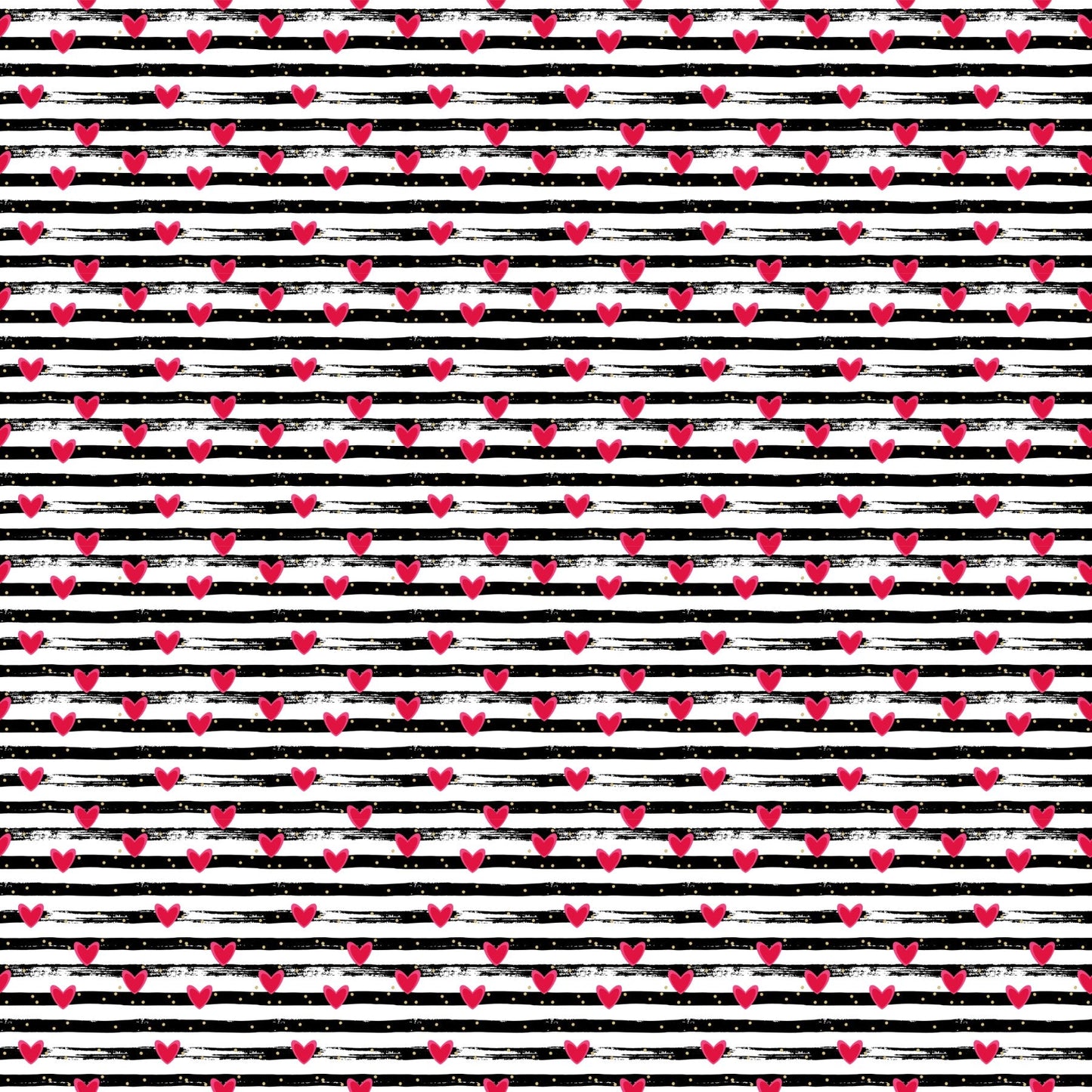 Hearts And Stripes - Adhesive Vinyl Sheets