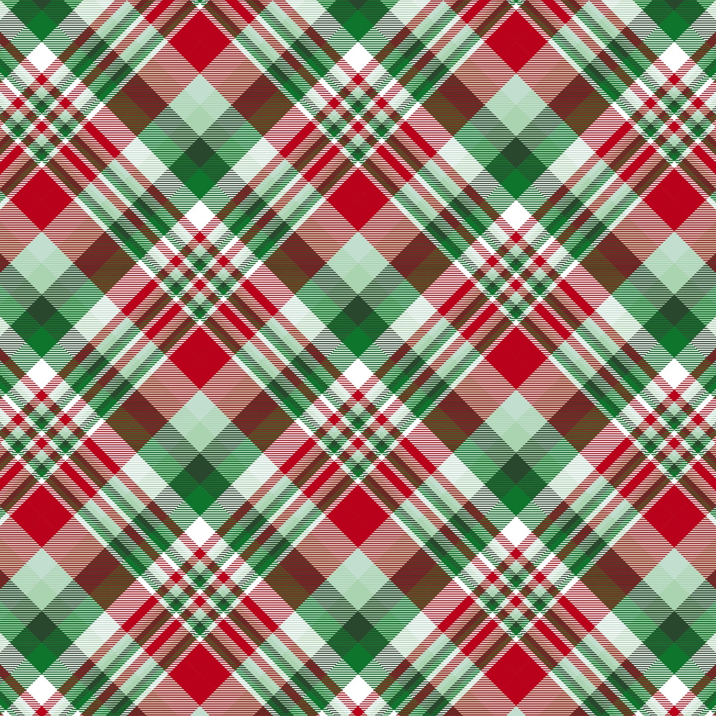 Holiday Plaid - Adhesive Vinyl Sheets