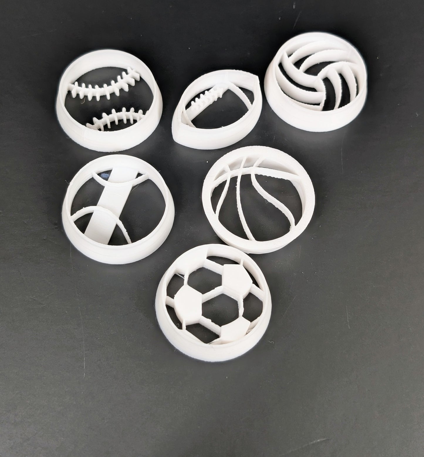 Sports - Clay Earing Cutters (Set of 6 )