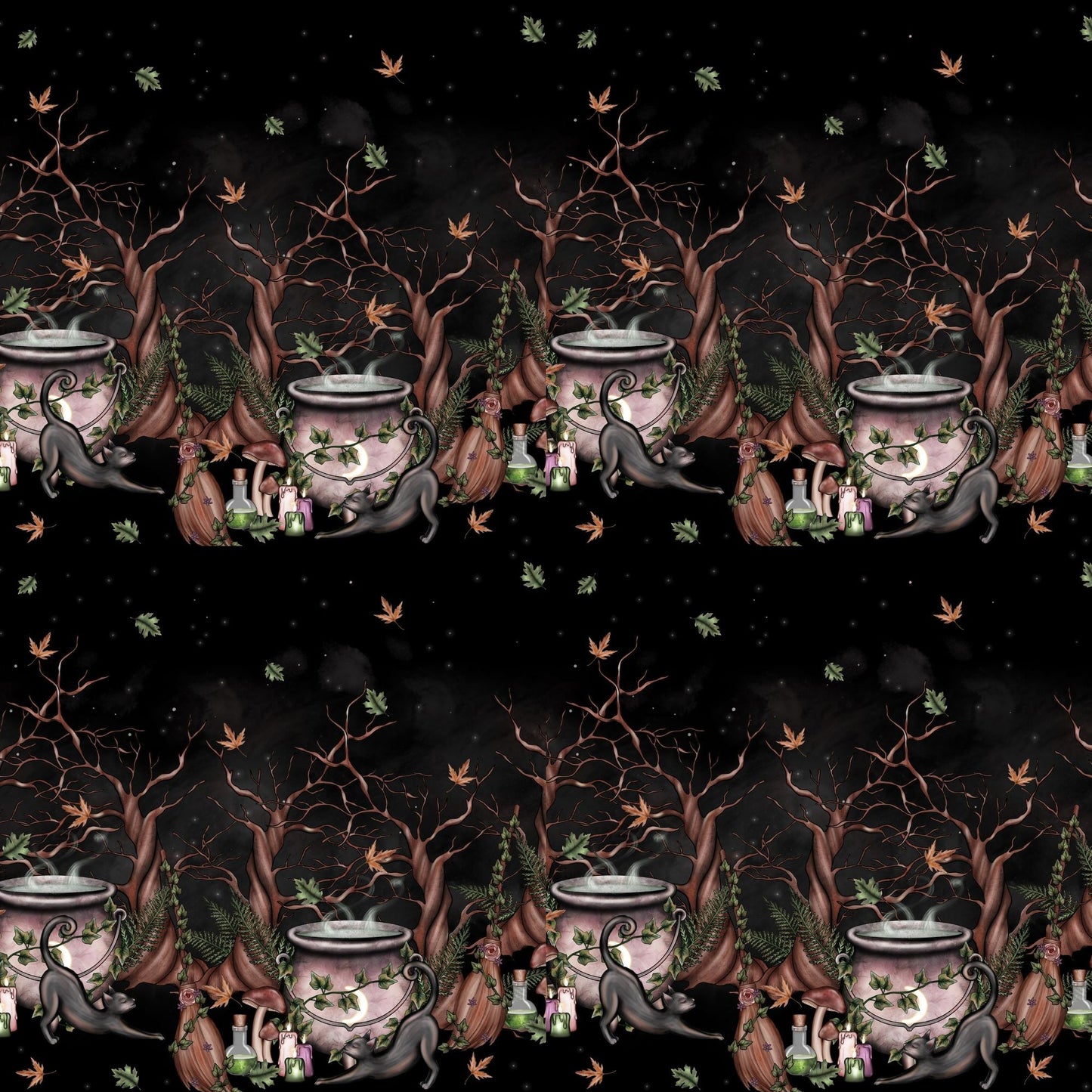 Just Witchy - Adhesive Vinyl 12x12 Sheets - 20 Design Options