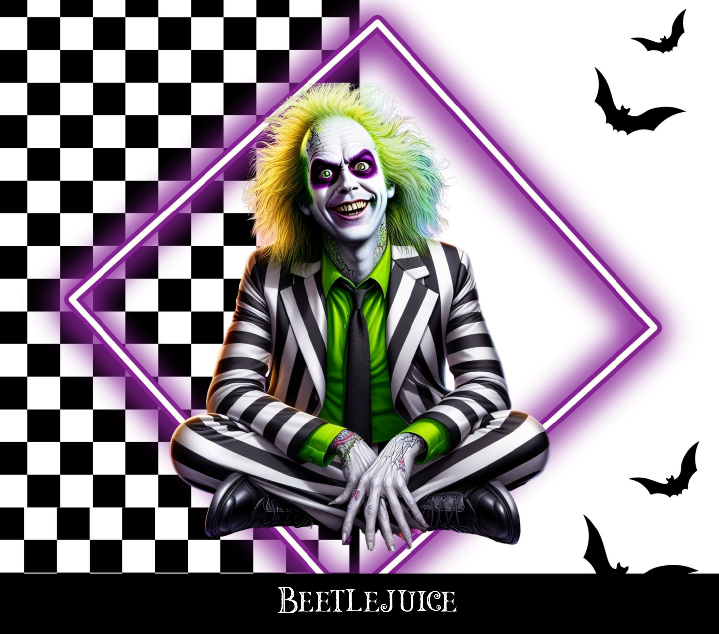 Beetlejuice - Vinyl tumbler wraps