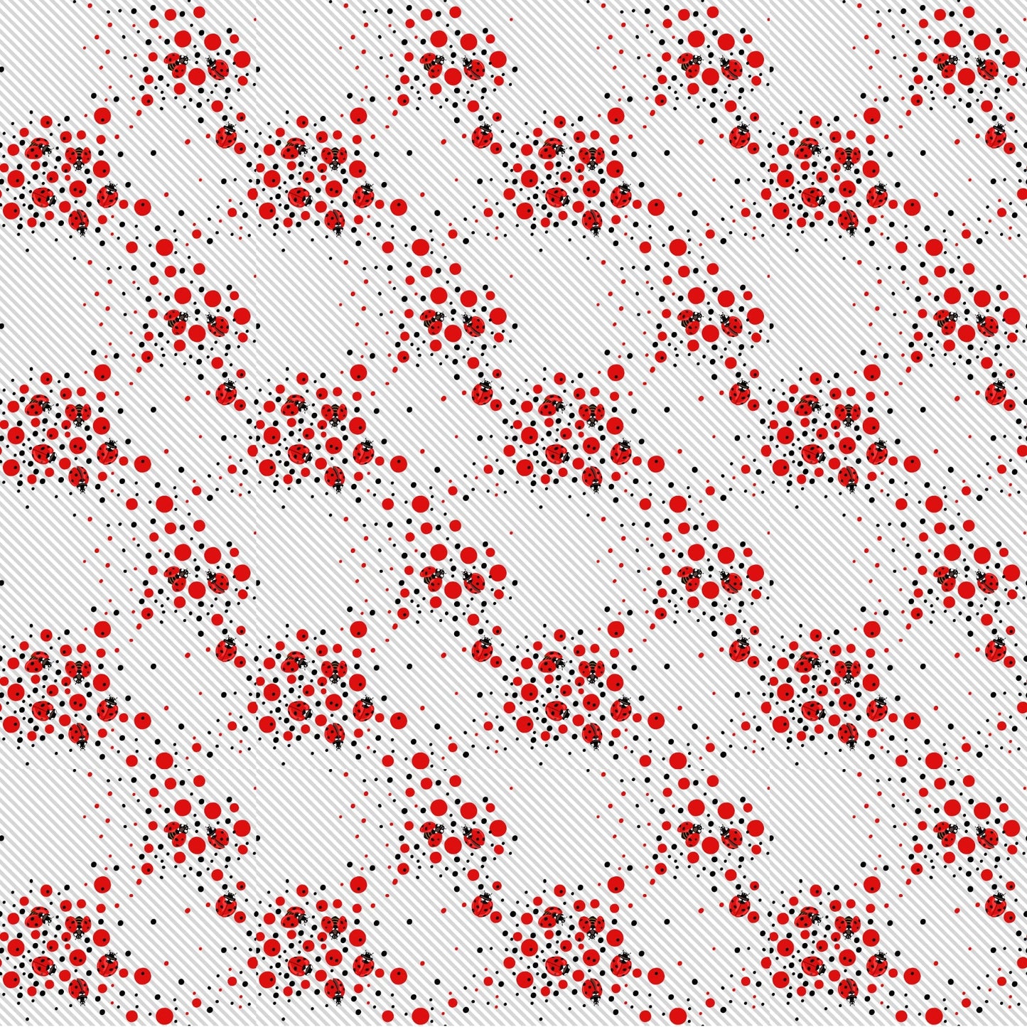 Ladybug Stripe - Adhesive Vinyl Sheets