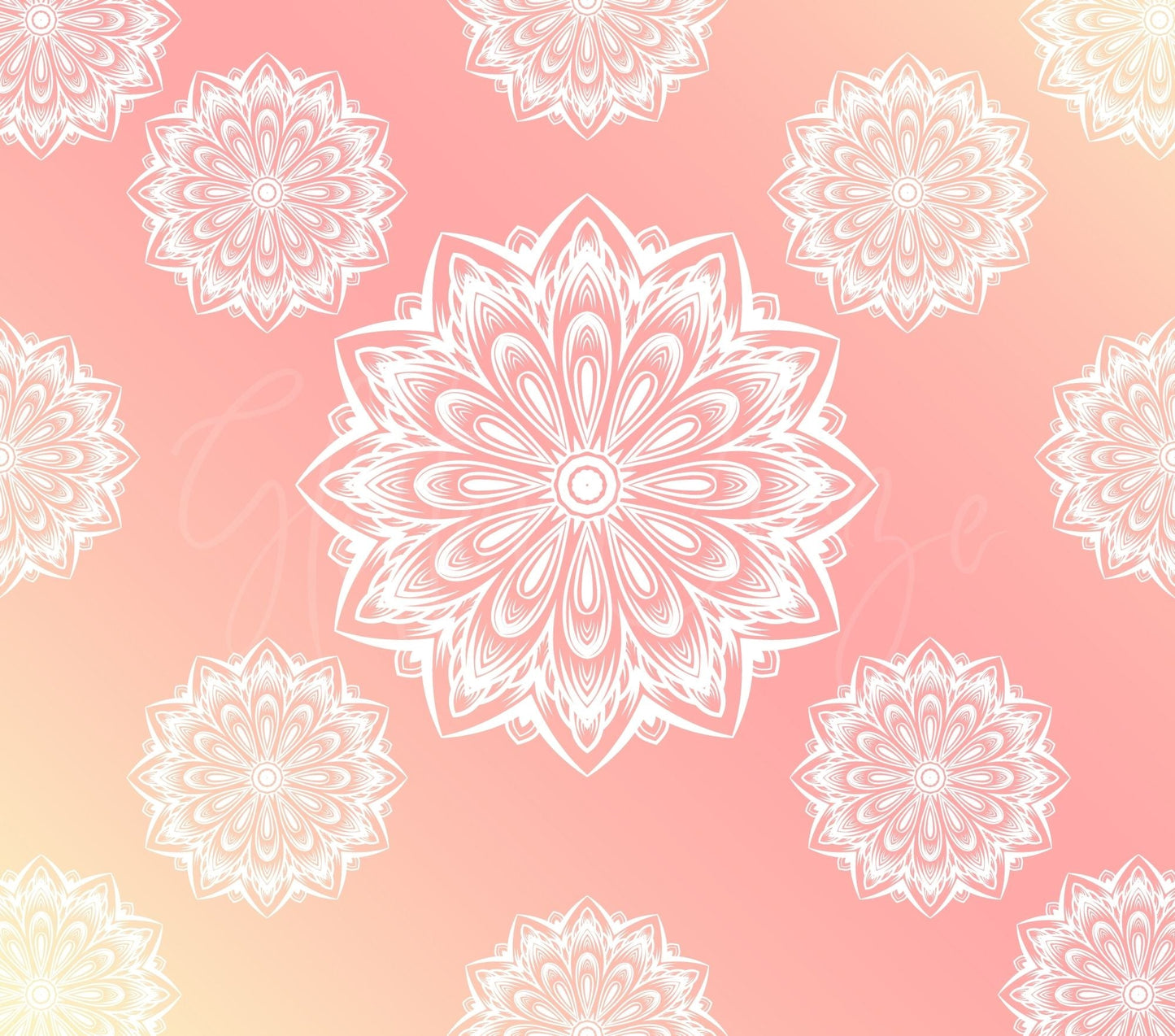 Mandala Ombre - Adhesive Vinyl Wrap