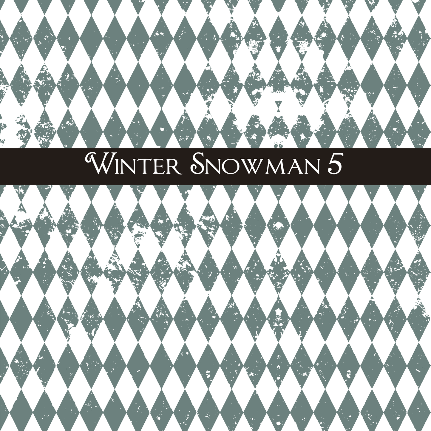Winter Snowman -UVDTF Decal Sheets (5 Variants)