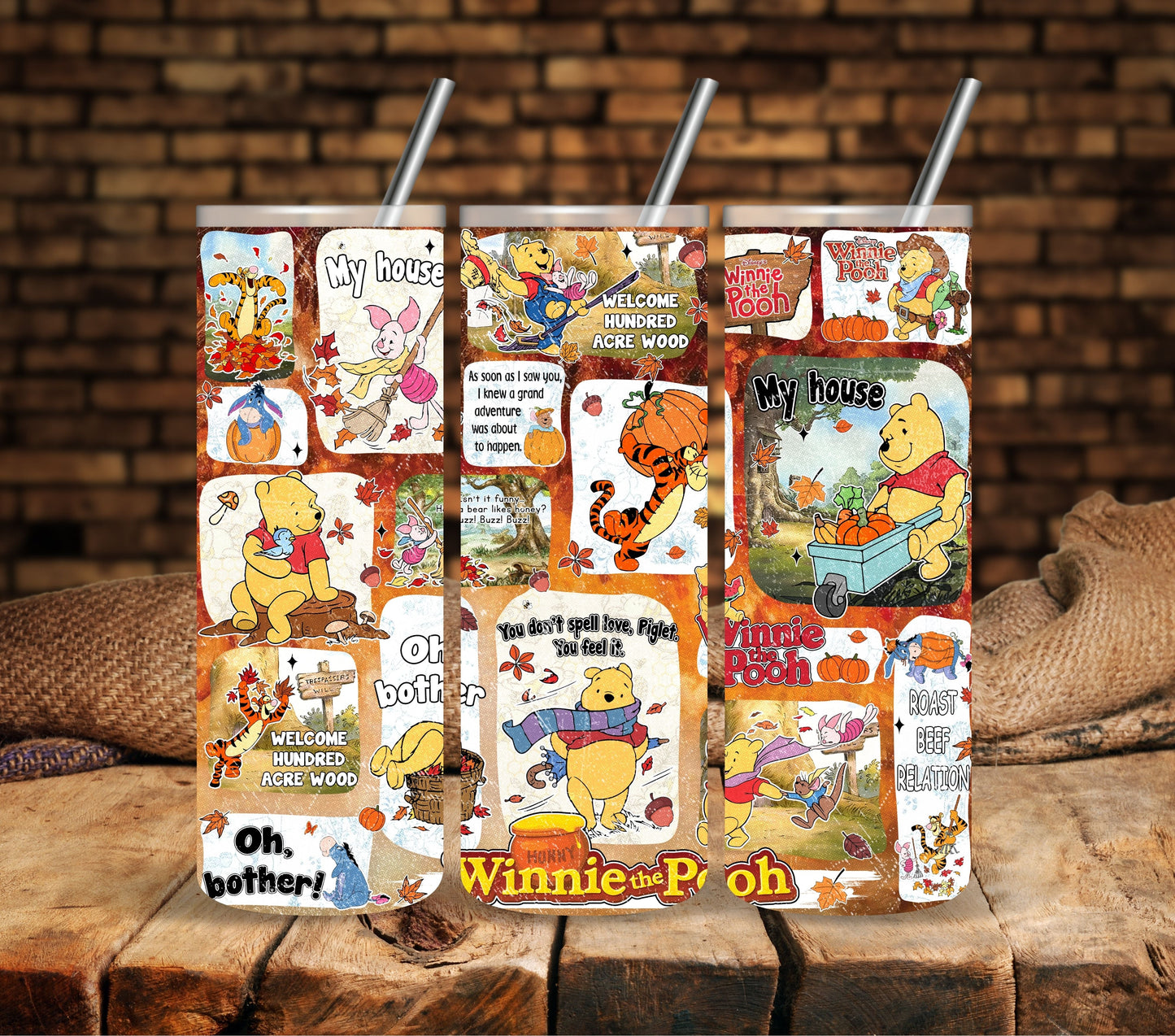 My House Vinyl tumbler wraps