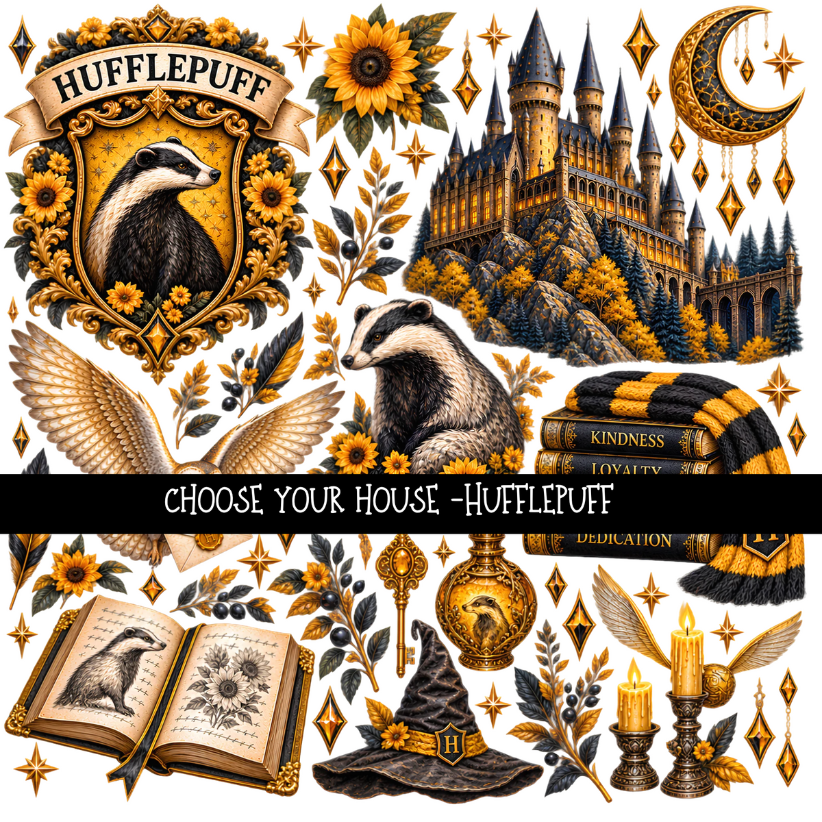 Choose your house - UV DTF Decal sheets