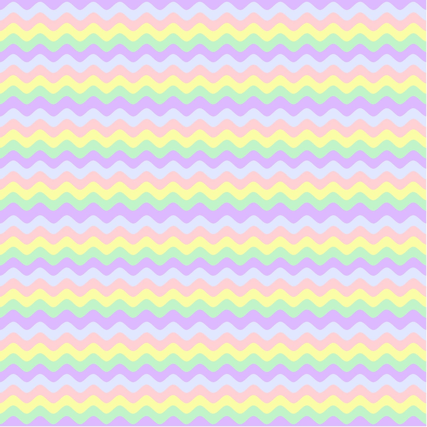 Pastel Easter Color Waves - Adhesive Vinyl Sheets