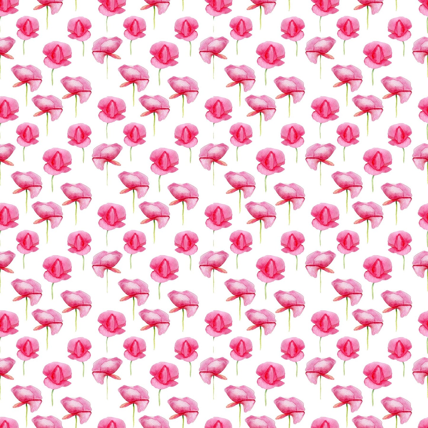 Pink Poppie Print Please - Adhesive Vinyl Sheets