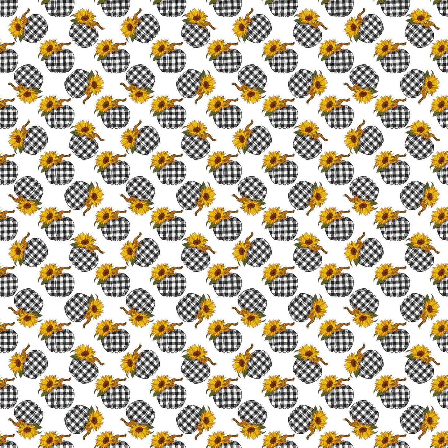 Plaid Pumpkin - Adhesive Vinyl Sheets