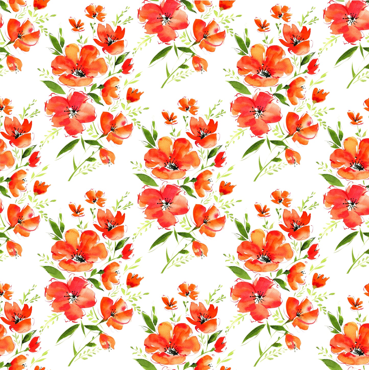 Poppy Print - Adhesive Vinyl Sheets