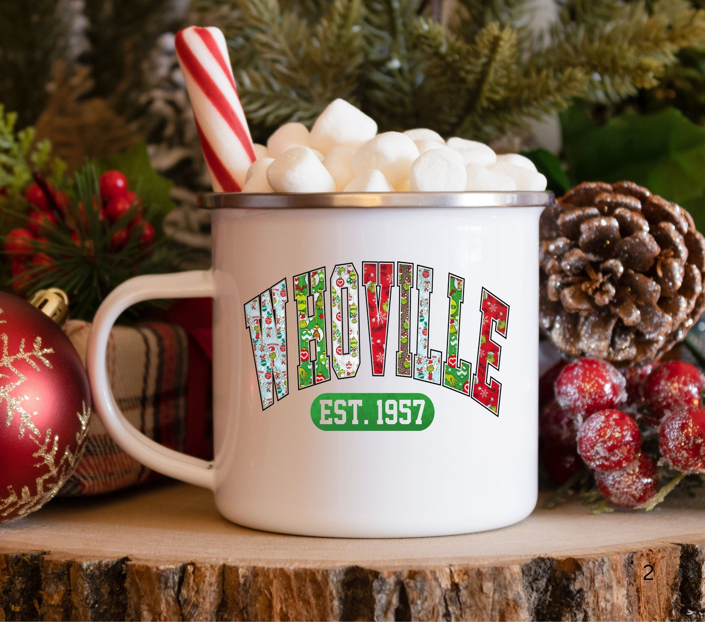 Whoville est 1957 UV DTF Decals