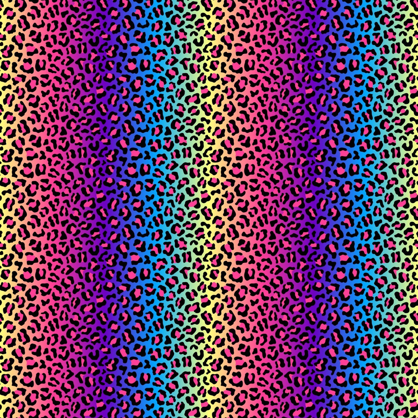 Rainbow Leopard - Adhesive Vinyl Sheets