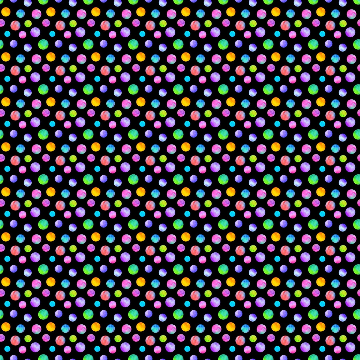 Rainbow Polka Dots - Adhesive Vinyl 12x12 Sheet