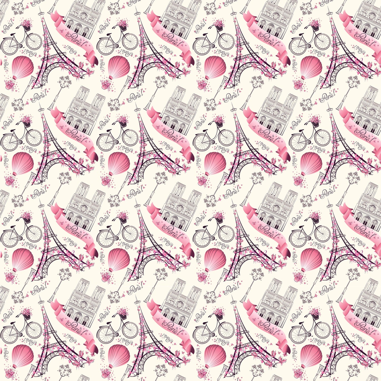 Romance In Paris - Adhesive Vinyl Sheets