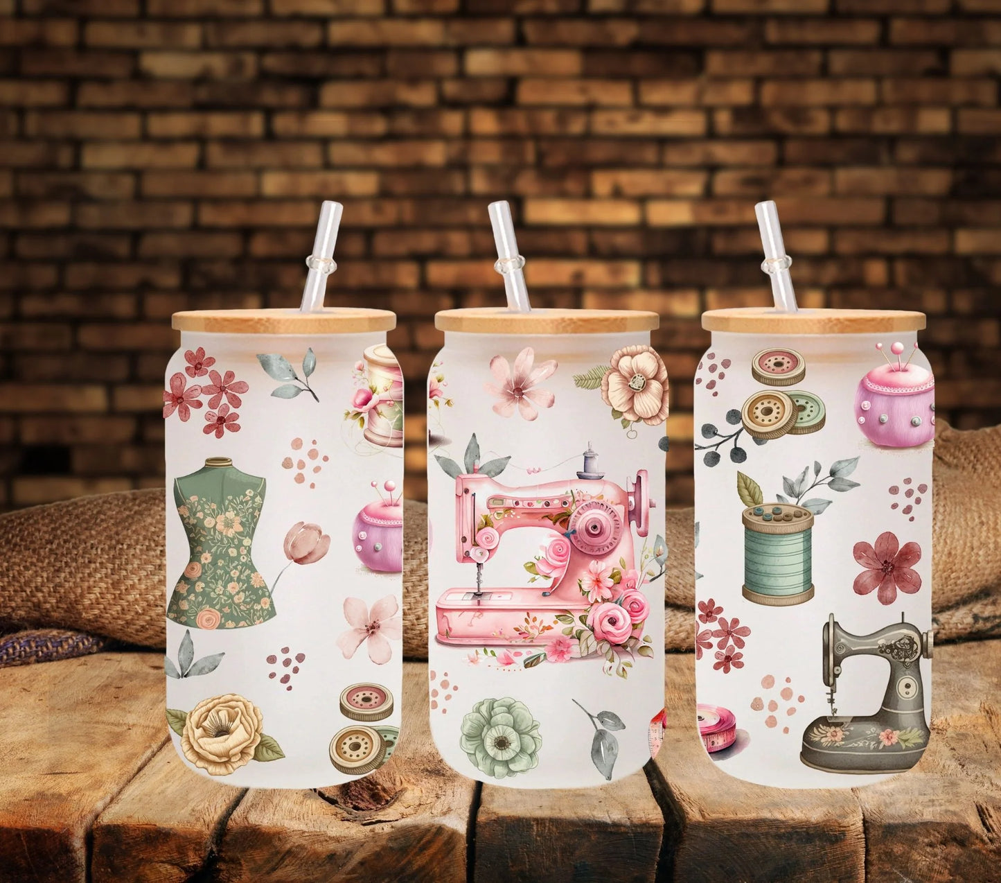 Sewing - UV DTF 16oz Libbey wrap