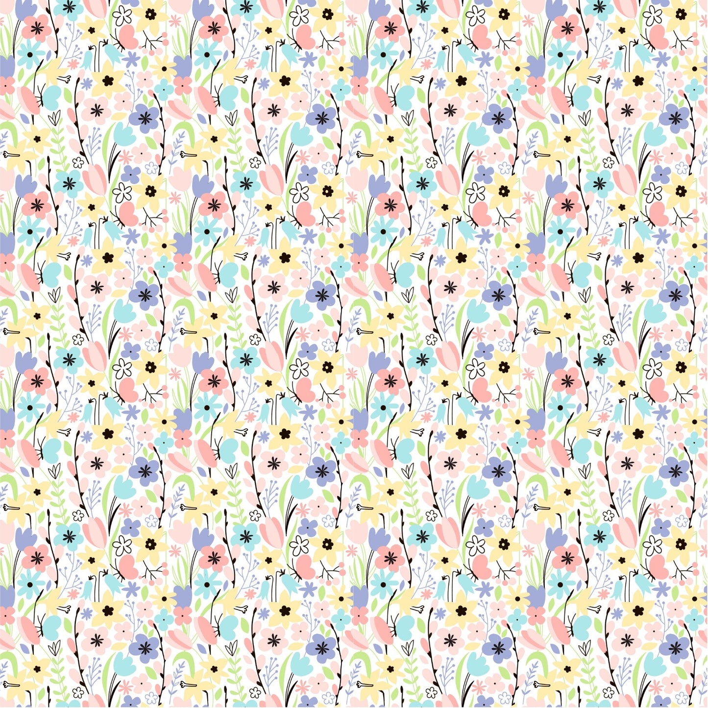 Spring Blossom Background - Adhesive Vinyl Sheets