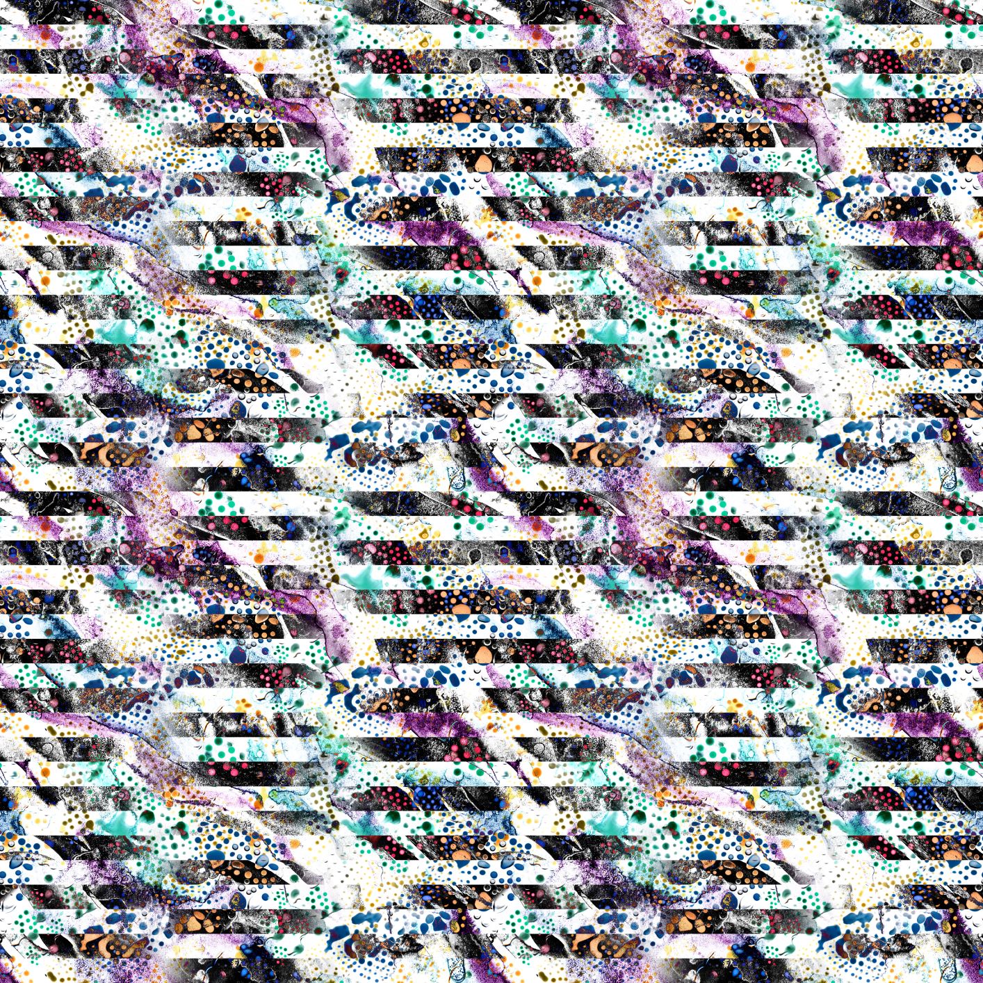 Striped Chaos - Adhesive Vinyl Sheets