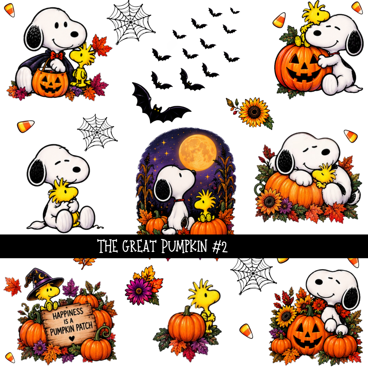 The Great Pumpkin - UV DTF Decal sheets