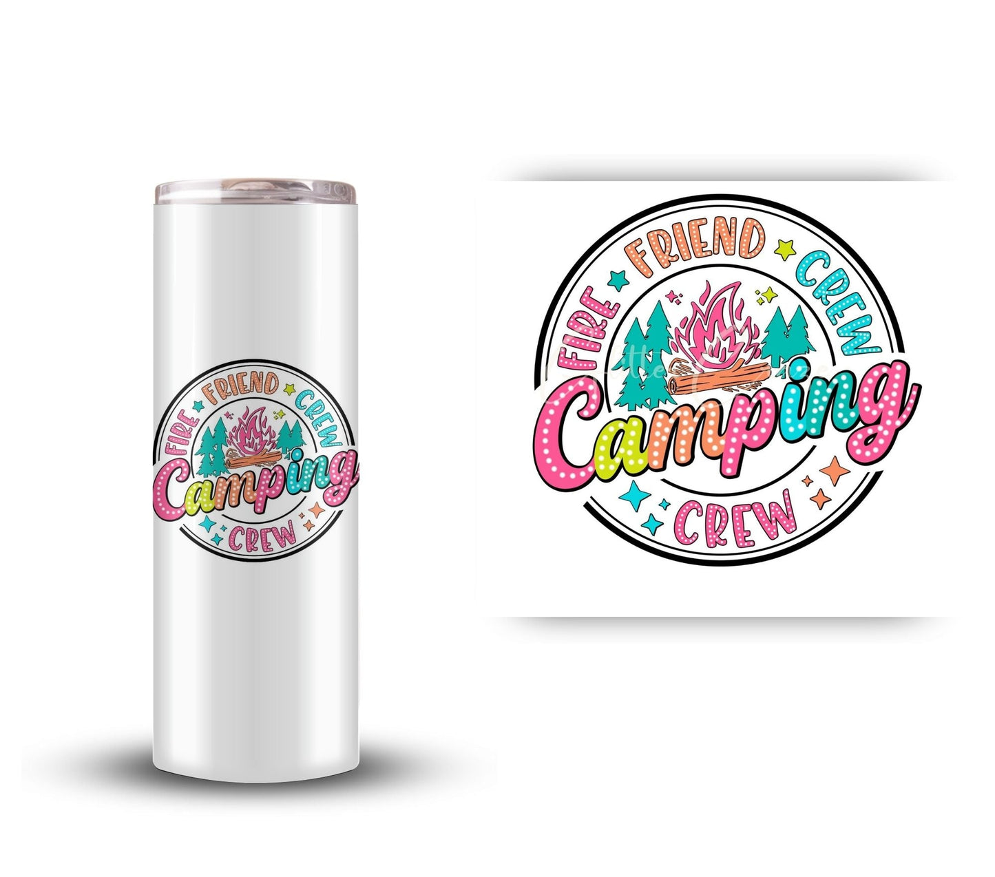 Camping Crew - UV DTF Decals