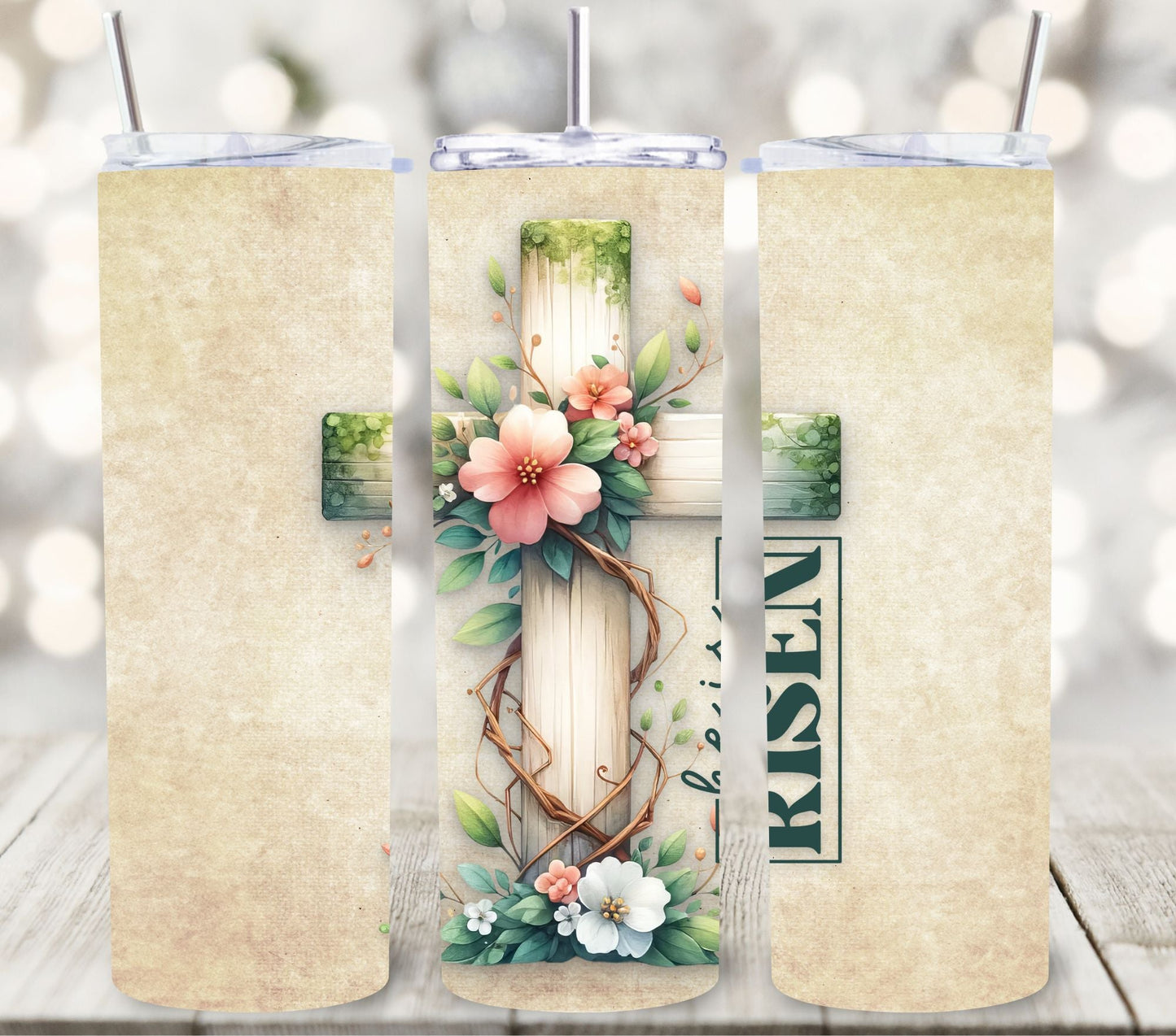 He Is Risen -Adhesive Vinyl Wrap