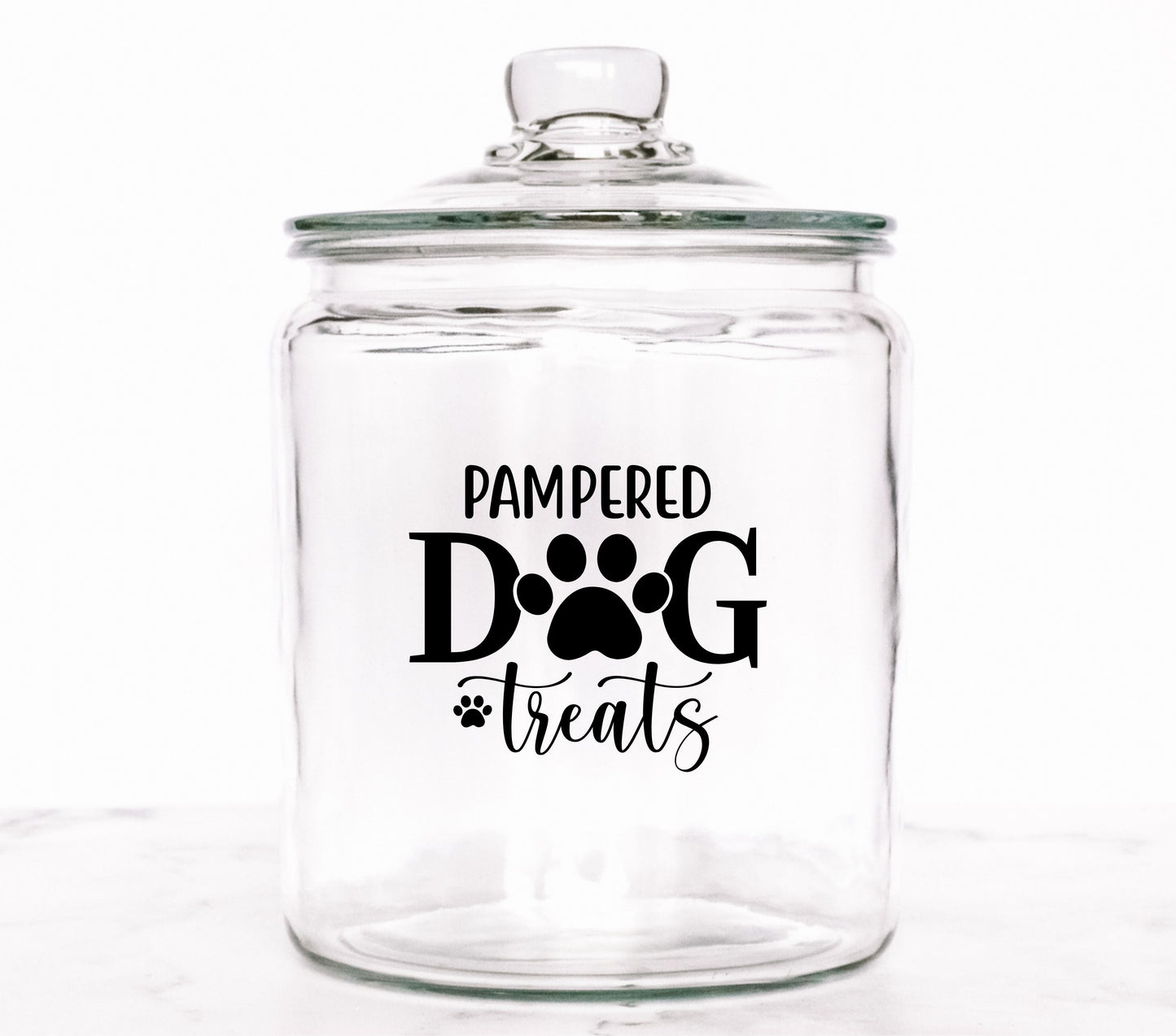 Pampered dog treats UV DTF Decals