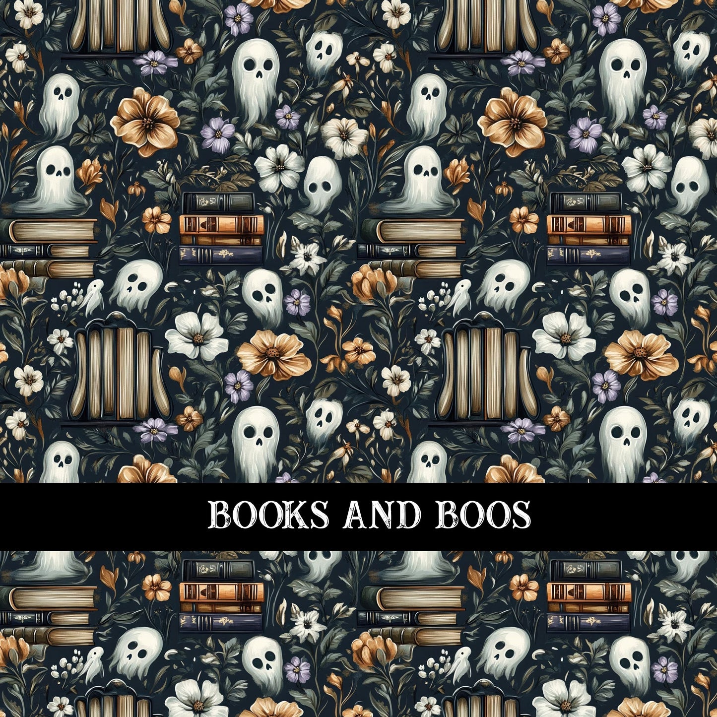 Books and Boos 12x12 vinyl sheet