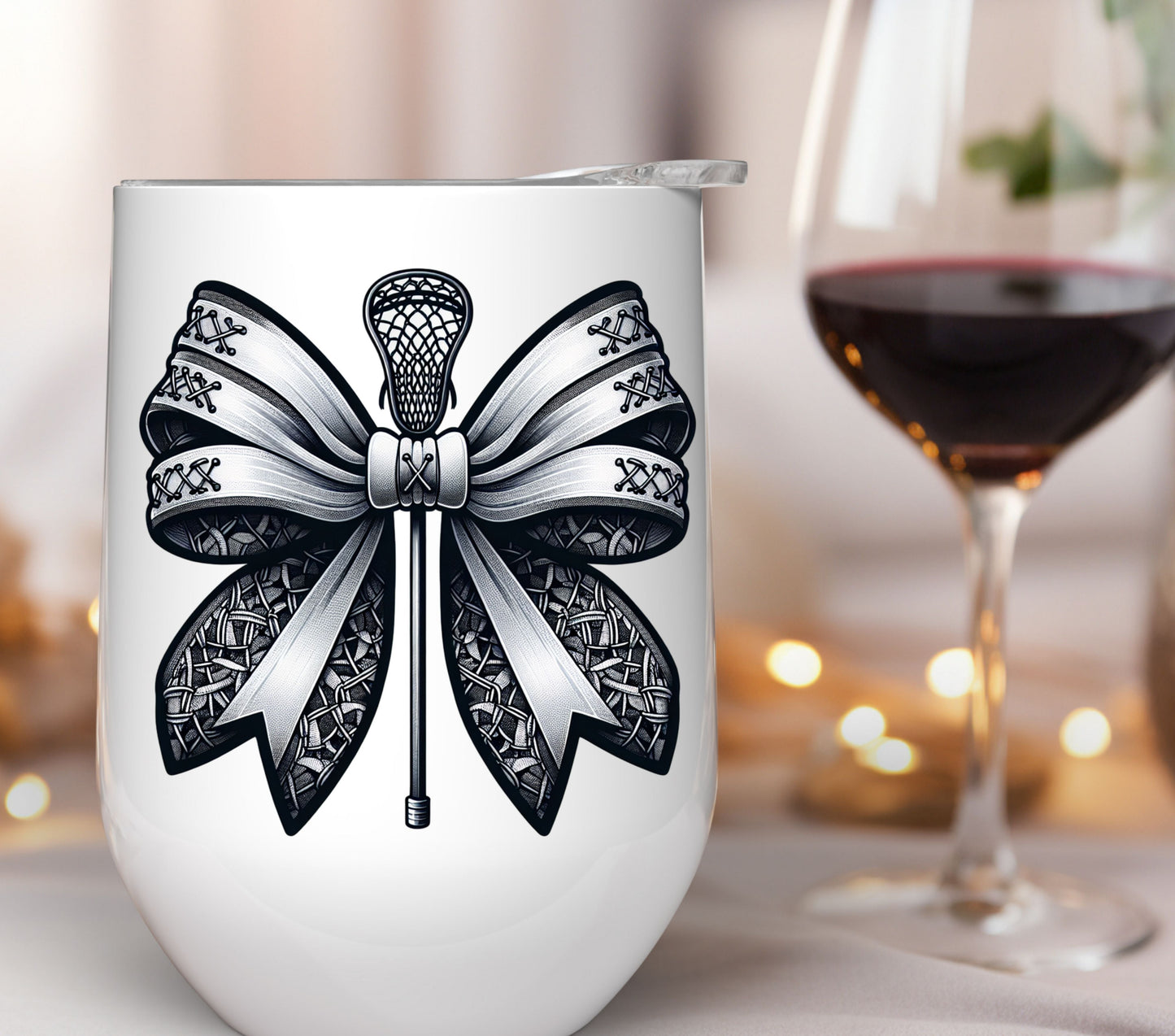 Lacrosse Coquette UV DTF Decals