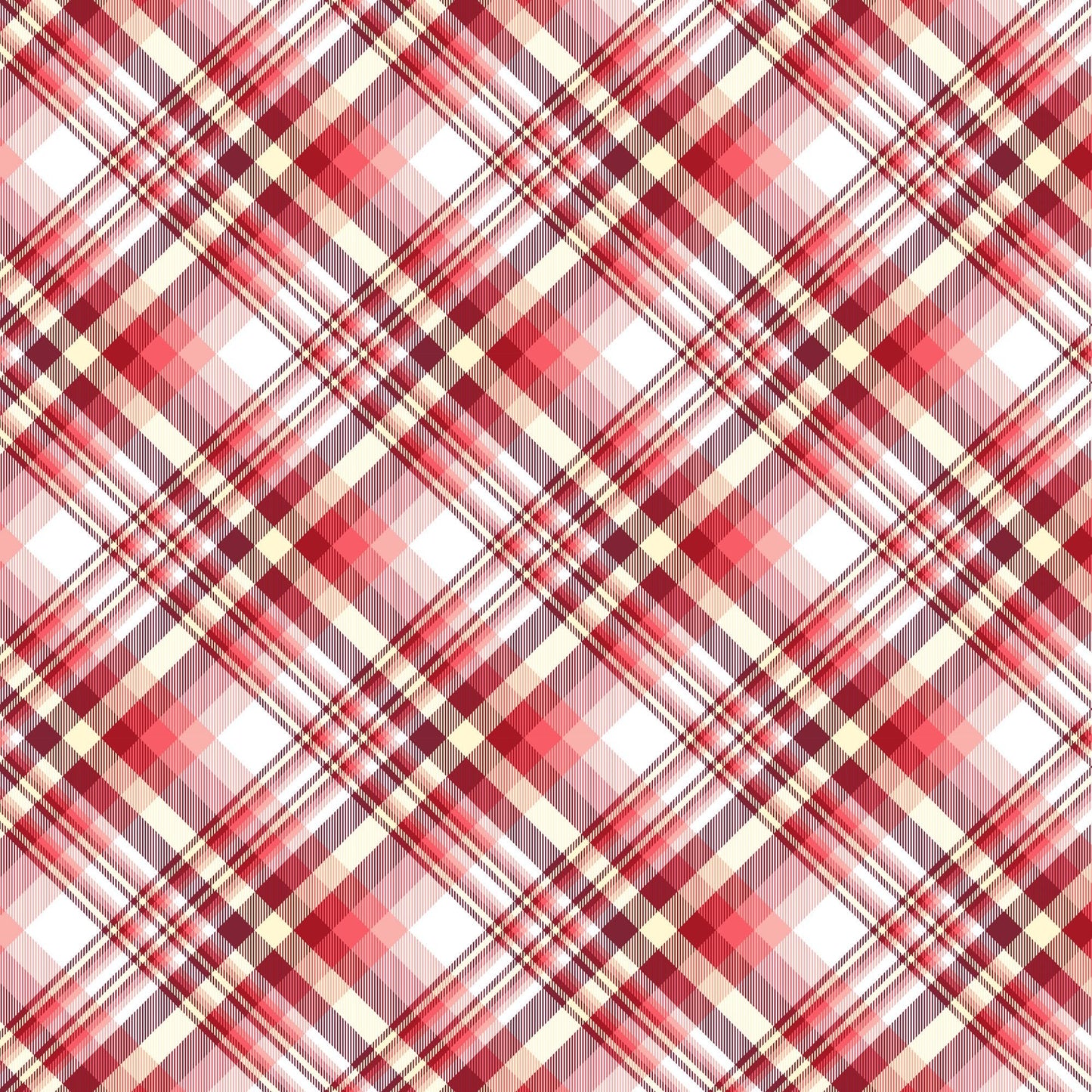 Valentines Plaid - Adhesive Vinyl Sheets