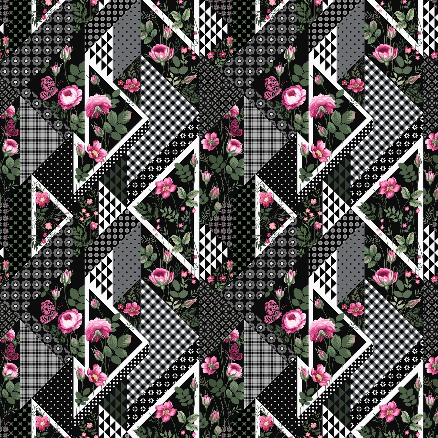 Valentine's Patchwork - Adhesive Vinyl Sheets
